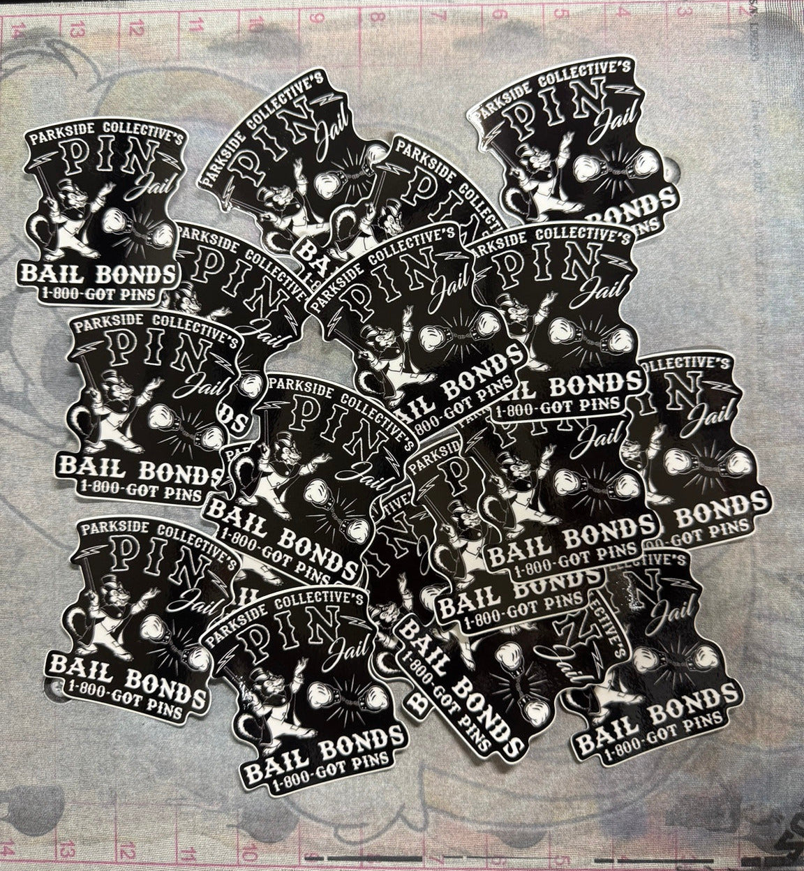 Pin Jail Sticker