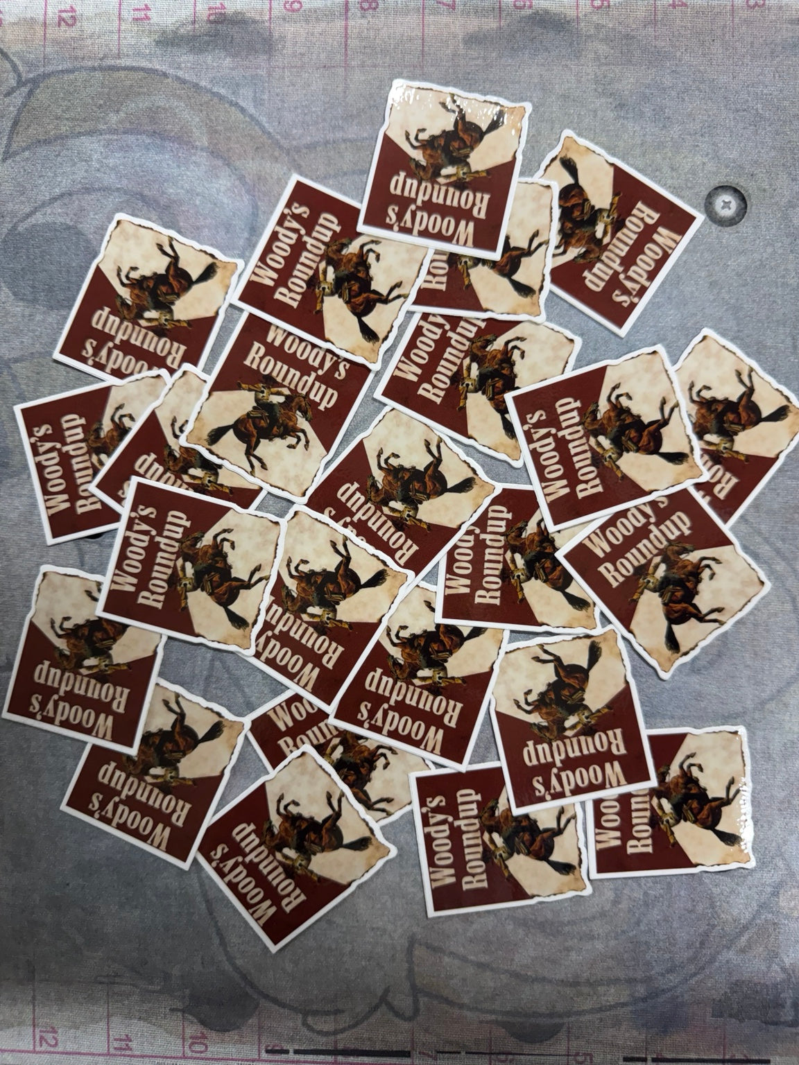 Woody's Roundup Sticker