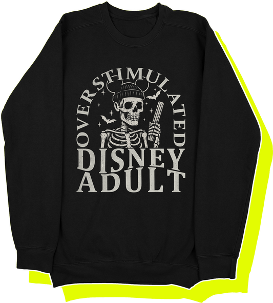 Overstimulated Disney Adult Sweater