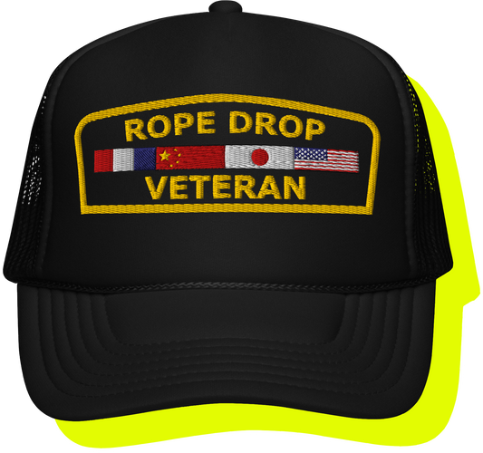 Rope Drop Vet Trucker Hat